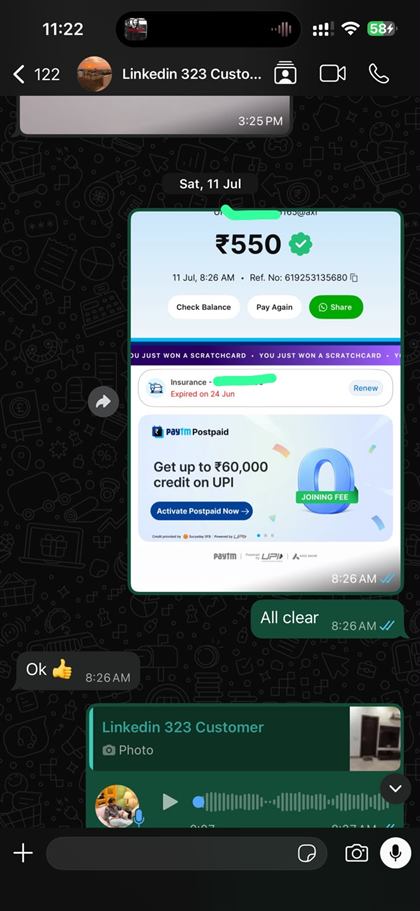 Payment proof screenshot 9